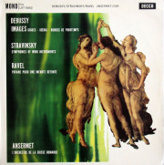 アンセルメのドビュッシー/「映像」ほか　英DECCA　3807　LP レコード