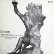 レーグナーのブラームス/ハンガリー舞曲集、大学祝典序曲　独ETERNA　3814　LP レコード