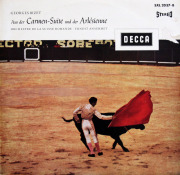 アンセルメのビゼー/「カルメン」、「アルルの女」組曲　独DECCA　3815　LP レコード