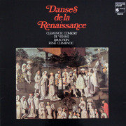 クレメンチッチ・コンソートのルネッサンスの舞曲集　仏HM　3815　LP レコード