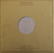 ブッシュ四重奏団のベートーヴェン/弦楽四重奏曲第12番　独Schott　3816　LP レコード