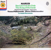 バーンスタインのマーラー/「大地の歌」　英DECCA　3822　LP レコード