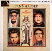コンヴィチュニーのワーグナー/「タンホイザー」抜粋　英HMV（EMI）　3823　LP レコード