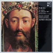 デラーのパーセル/テ・デウムほか　仏HM　3825　LP レコード