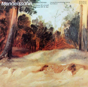 マズアのメンデルスゾーン/弦楽のための交響曲第7番ほか　独ETERNA　3826　LP レコード