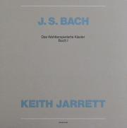 キース・ジャレットのバッハ/平均律クラヴィーア曲集第1巻　独ECM　3826　LP レコード