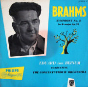 ベイヌムのブラームス/交響曲第2番　蘭PHILIPS　3832　LP レコード
