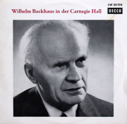 【10インチ(25cm)盤】バックハウスのカーネギー・ホール・リサイタル1954　独DECCA　3833　LP レコード