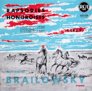 ブライロフスキーのリスト/ハンガリー狂詩曲集　仏RCA　3833　LP レコード