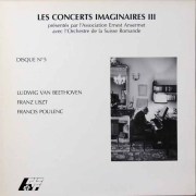アンセルメのベートーヴェン/「希望に寄せて」ほか　スイス・アンセルメ協会　3731　LP レコード