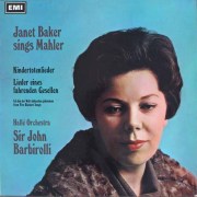 ベイカー、バルビローリのマーラー/「亡き子をしのぶ歌」、「さすらう若人の歌」　独EMI　3746　LP　レコード
