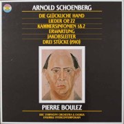 ブーレーズのシェーンベルク/「ヤコブの梯子」「幸福な手」ほか　独CBS　3899　LP レコード