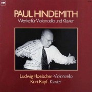 ヘルシャー、ラップのヒンデミット/チェロソナタ集　独MPS　3602　LP レコード