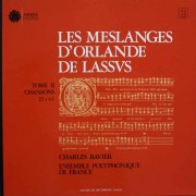 ラヴィエのラッソ/4声のシャンソン　仏ASTREE　3809　LP レコード