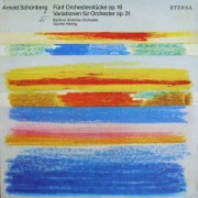 ヘルビヒのシェーンベルク/管弦楽のための5つの小品　独ETERNA　3810　LP レコード
