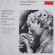 エルベン四重奏団ほかのベートーヴェン/弦楽五重奏曲ほか　独ETERNA　3810　LP レコード