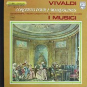 イ・ムジチ合奏団のヴィヴァルディ/2つの楽器のための協奏曲集　仏PHILIPS　3814　LP レコード