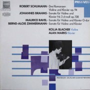 ブラッハーのブラームス/ヴァイオリンソナタ第3番ほか　独HM　3814　LP レコード