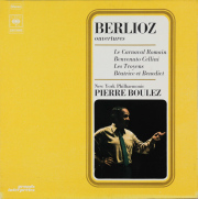 ブーレーズのベルリオーズ/序曲集　仏CBS　3540　LP レコード