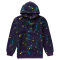 【SALE】GLITCH WORLD POLAR FLEECE / DARK PURPLE