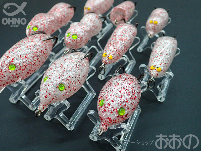 ラッティツイスター 2022年 おおのオリジナルカラー　クリアー/ホワイト＆レッドフレーク