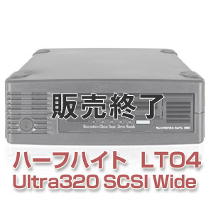 Tandberg Data LTO4 SCSI HHシングルドライブ装置（外付） 3503