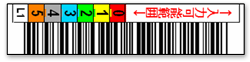 LTO1用バーコードラベル左(名入れ)  LT-L1S