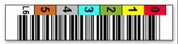 LTO6 バーコードラベル（標準）左 LT-L6