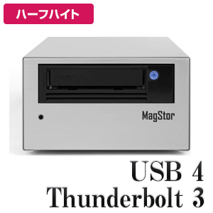 3台のハードドライブ MagStor LTO9 HH（ハーフハイト） Thunderbolt3 / USB4 Slim