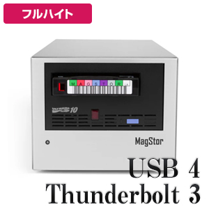 MagStor LTO10 FH Thunderbolt3 / USB4 External Desktop Tape Drive TRB3-L10-MAX