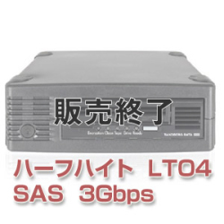 Tandberg Data LTO4 SAS HHシングルドライブ装置（外付） 3513