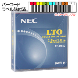 NEC LTOテープ LTO Ultrium5 バーコードラベル付 EF-2442A