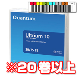 Quantum LTO Ultrium 10 バーコードラベル付 MR-L10MWL