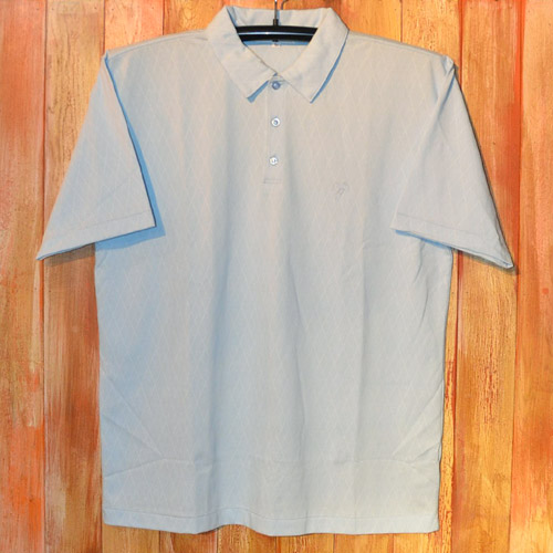 【OUTLET!!!】【VORGATA】ボルガータ ARGYLE CHAMBRAY POLO ポロシャツ