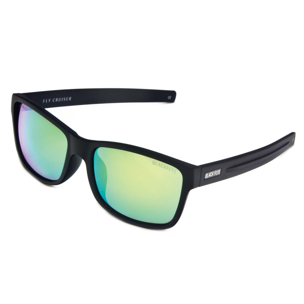【BLACK FLYS/ブラックフライズ】FLY CRUISER(POL)M.BLK/SMK GRN REVO MR【サングラス】