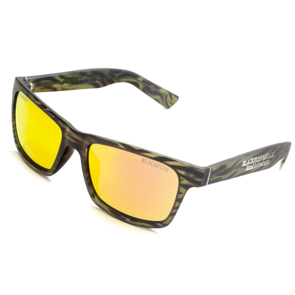 【BLACK FLYS/ブラックフライズ】FLY CHARGER (POL)【サングラス】MATT MOSS TIGER / PC AMBER ORANGE REVO MIRROR POL