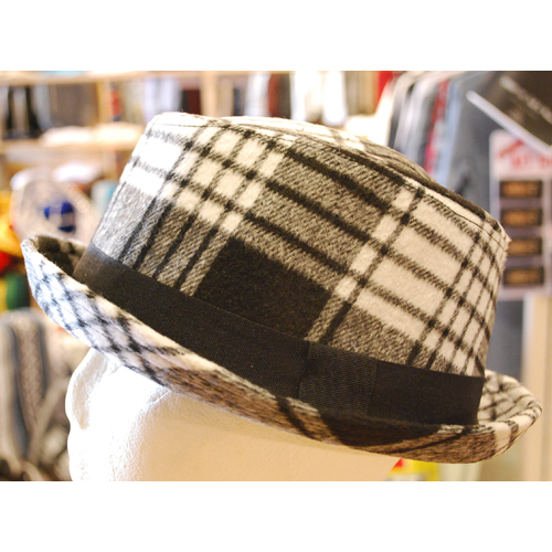 【IMPORT HAT】DIAMOND CHECK HAT ウールハット
