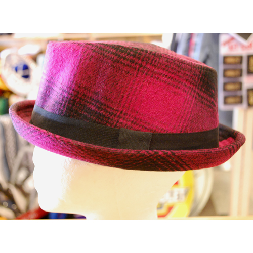 【IMPORT HAT】DIAMOND CHECK HAT ウールハット