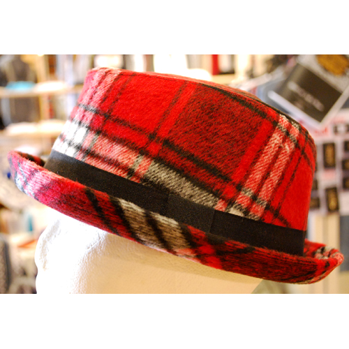 【IMPORT HAT】DIAMOND CHECK HAT ウールハット
