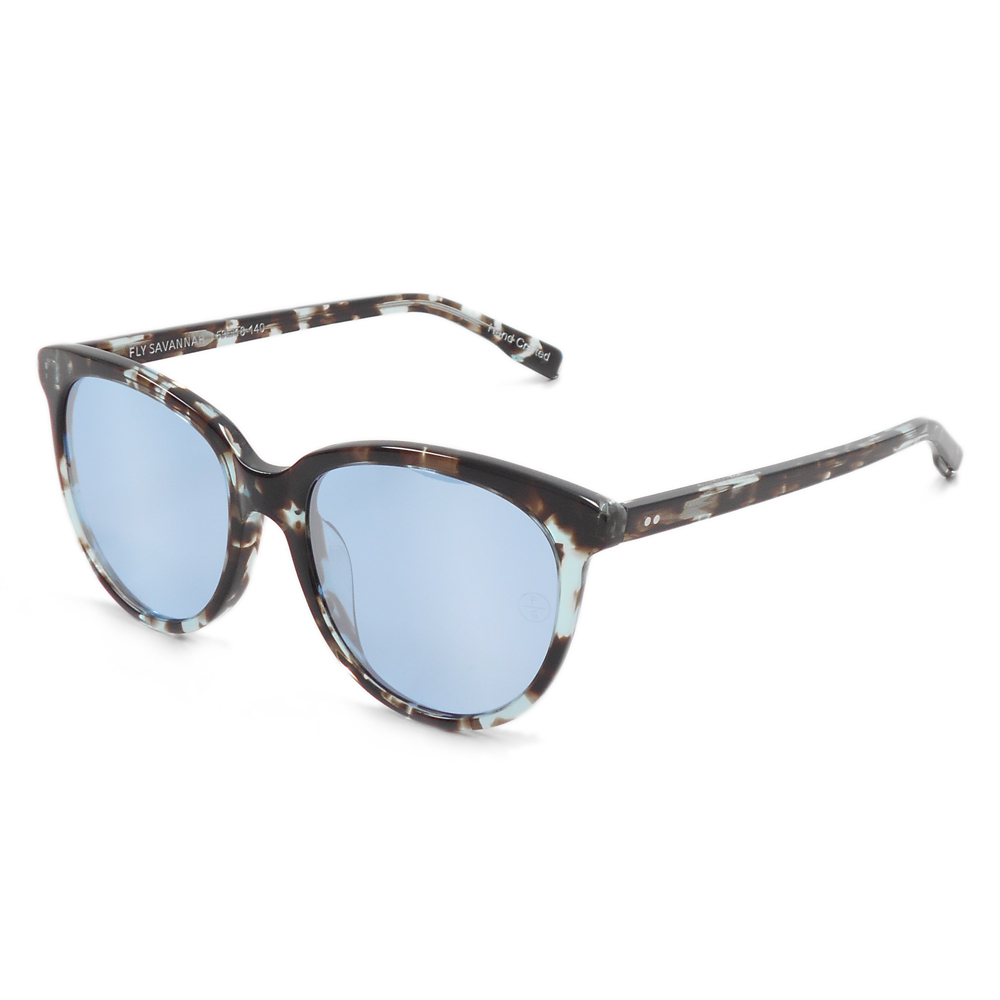 正規代理店【FLY GIRLS/フライガールズ】【BLACK FLYS/ブラックフライズ】FLY SAVANNAH【サングラス】GREEN HAVANA/SILVER MIRROR【2018】【LADYS】【GIRLS】