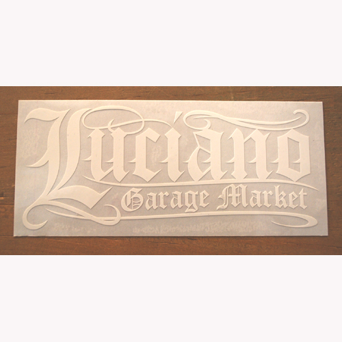 【メール便可】【Luciano Garage Market】LGM OLD-E STICKER(XL)【ステッカー】