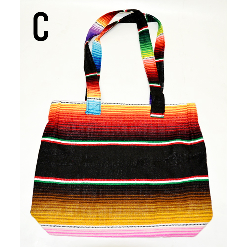 【MEXICO】メキシコ SERAPE BAG W ZIP TOP(C) バッグ
