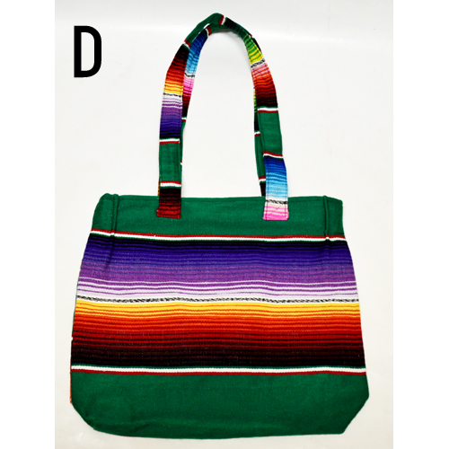 【MEXICO】メキシコ SERAPE BAG W ZIP TOP(D) バッグ
