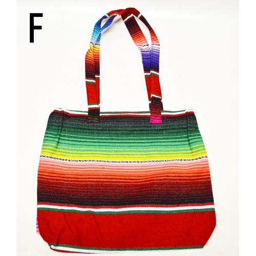 【MEXICO】メキシコ SERAPE BAG W ZIP TOP(F) バッグ