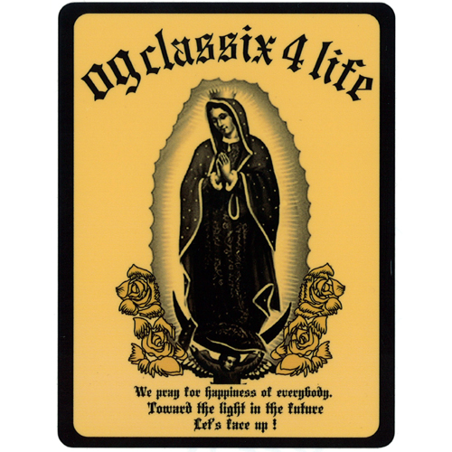 【OG CLASSIX】オージークラシックス GUADALUPE 4LIFE STICKER ステッカー