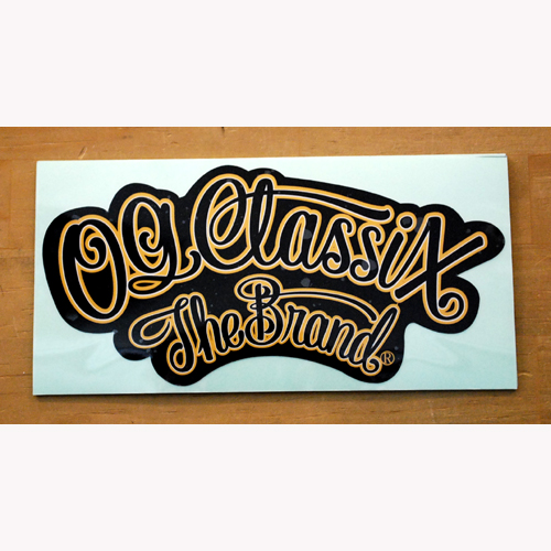【OG CLASSIX】オージークラシックス OG THE BRAND STICKER(L) ステッカー