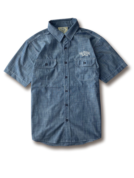 【OG CLASSIX/オージークラシックス】WORLD CHAMBRAY S/S SHIRT【シャツ】【シャンブレー】【半袖】