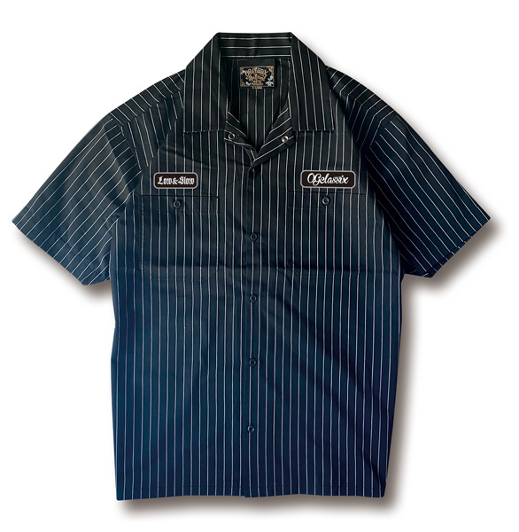 【OG CLASSIX/オージークラシックス】PATCH TC STRIPE S/S SHIRT【シャツ】【ストライプ】【半袖】