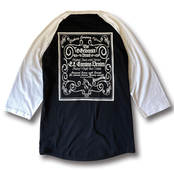 【OG CLASSIX/オージークラシックス】EL CANIMO DENIM TAG 3/4 RAGLAN TEE【ラグランスリーブ】