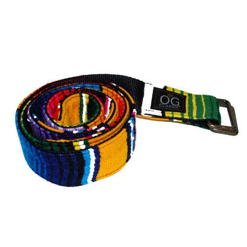 【OG CLASSIX】【オージークラシックス】SERAPE RAINBOW BELT【ベルト】【イエロー系】